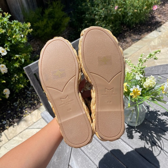 NWOT Marc Fisher Genie Espadrille Sandal - Picture 6 of 6